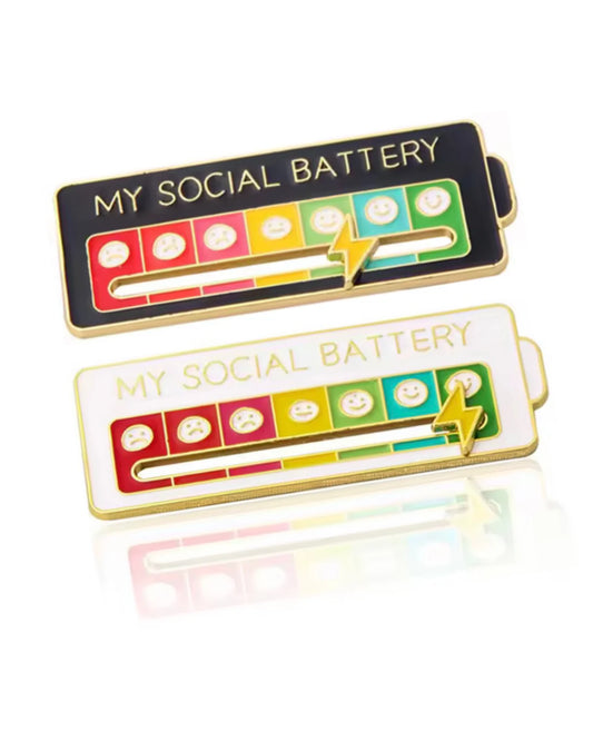Pin Batería Social - MoodPin™