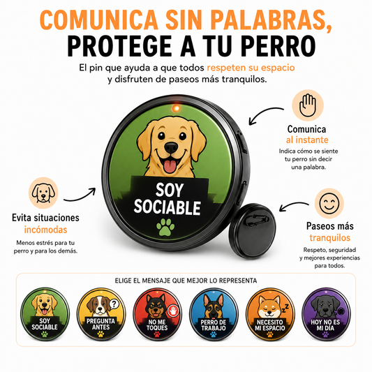 Pin Digital Para Mascotas - MoodPin™