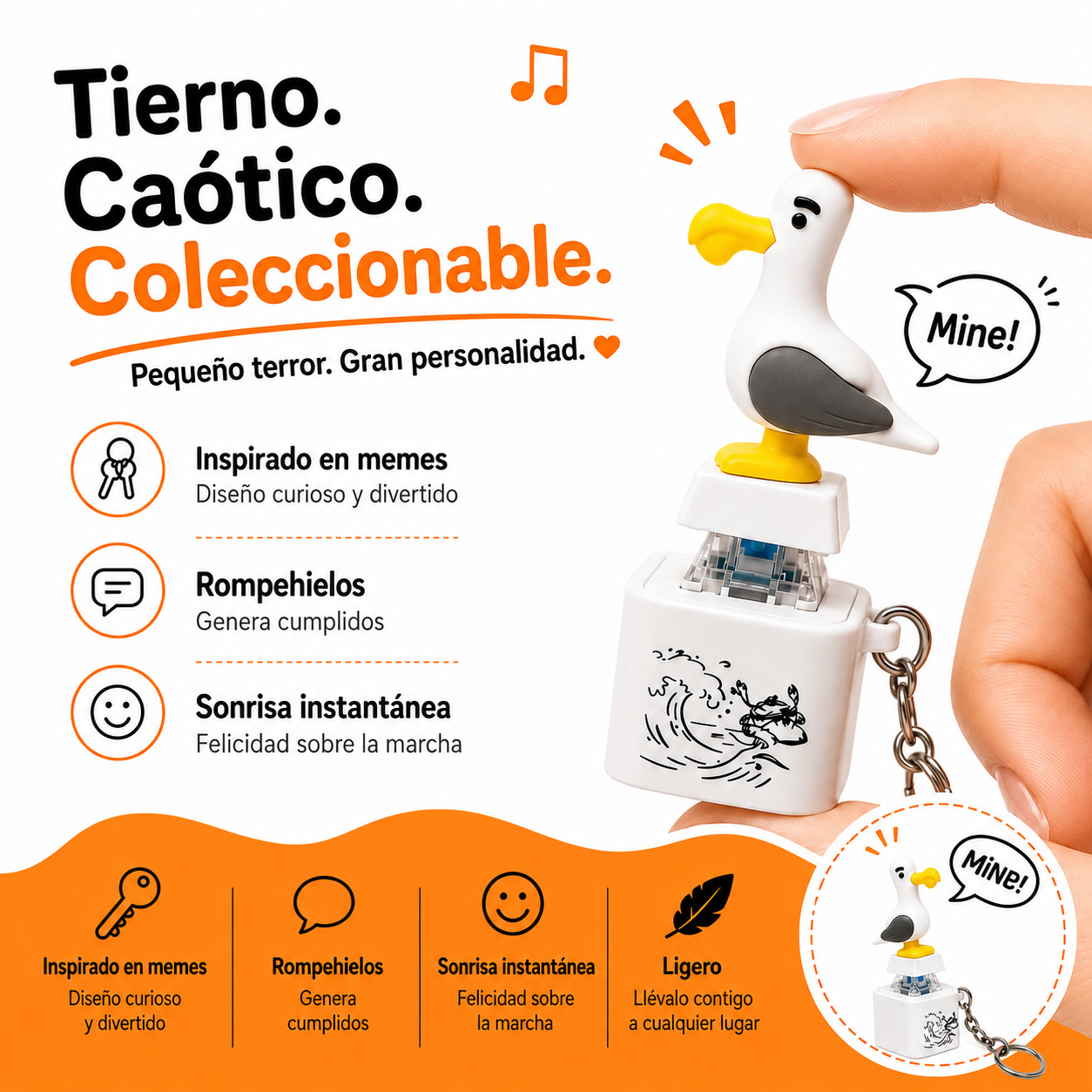 Gaviota Divertida - MoodPin™